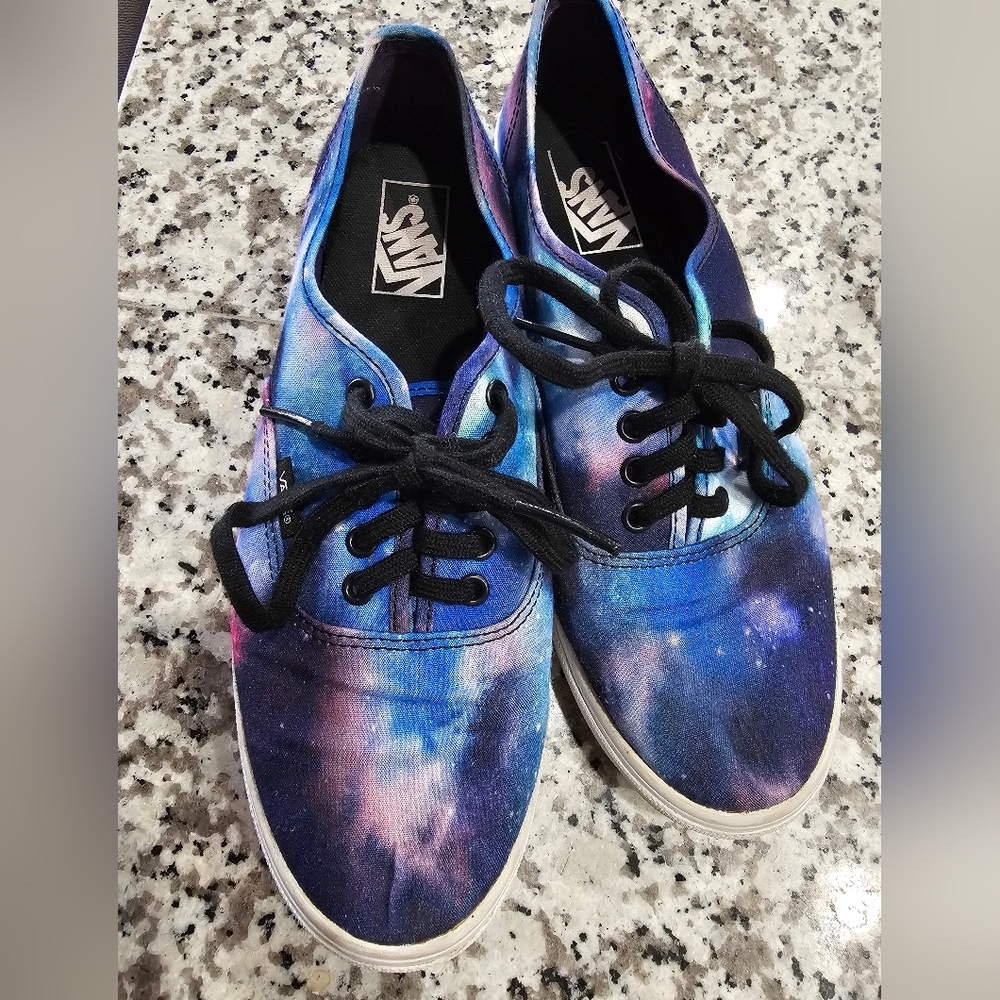 Vans space dye shoes m7 w8.5 EUC